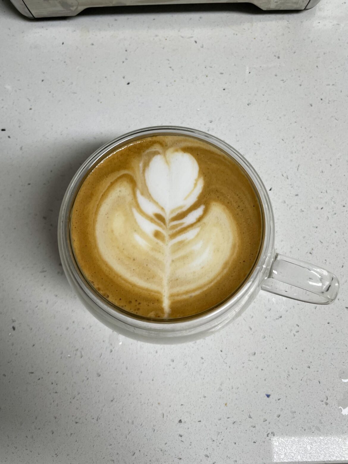 Almond milk latte :)