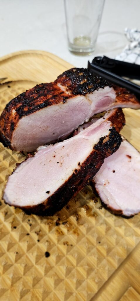 Smoked & Seared Pork Rack