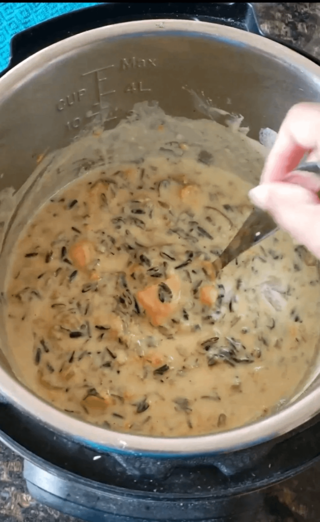Wild rice soup