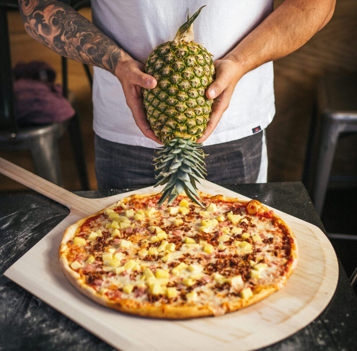 A pizzeria in England is charging GBP 100 for pineapple on pizza