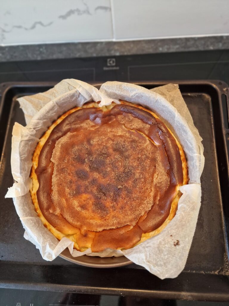 First time making Basque Cheesecake