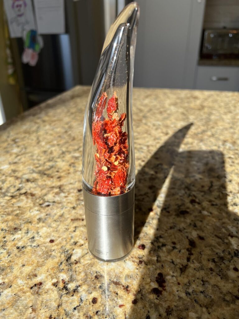 Dried Pepper Grinder!