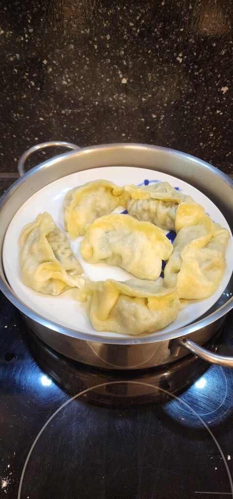 My mother homemade mandu