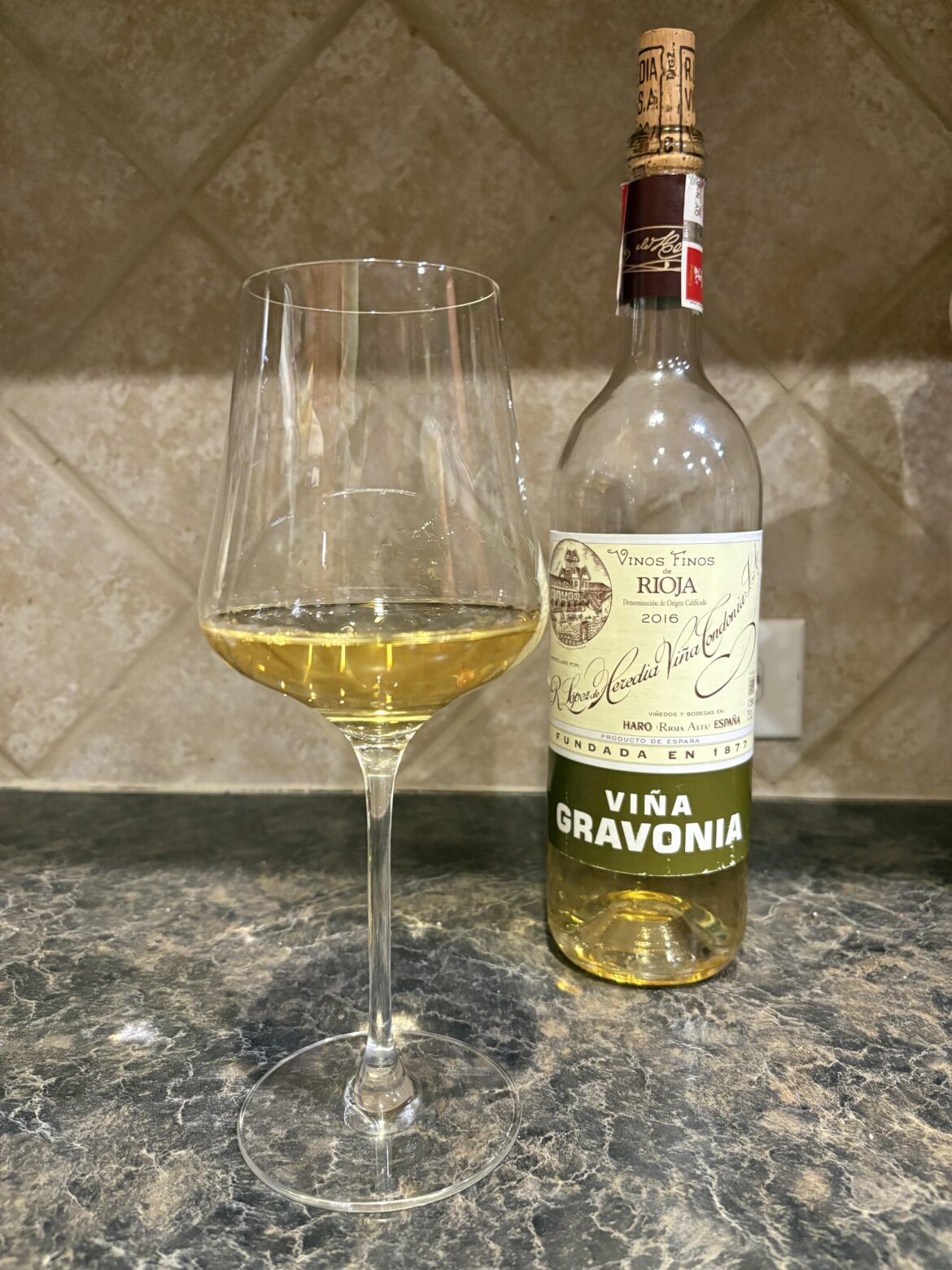 2016 R. López de Heredia Viña Gravonia Blanco