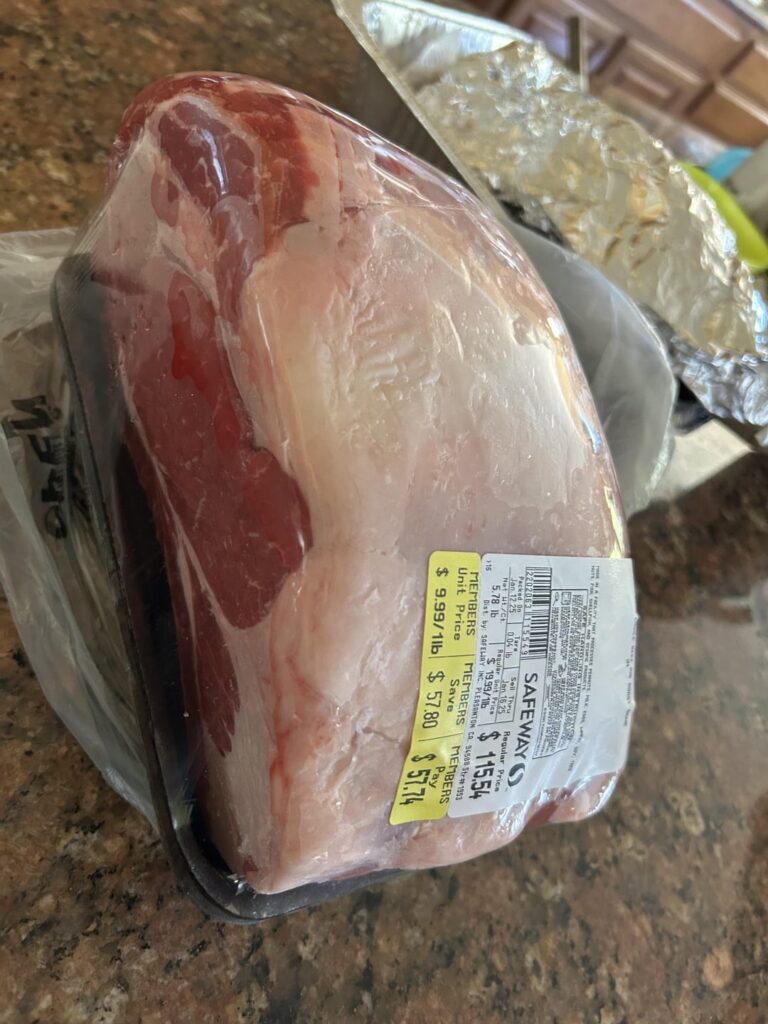 1st time doing Ribeye roast