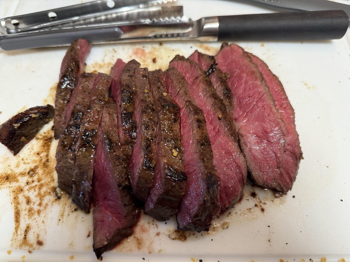 SRF wagyu flat iron. 131F/2hr
