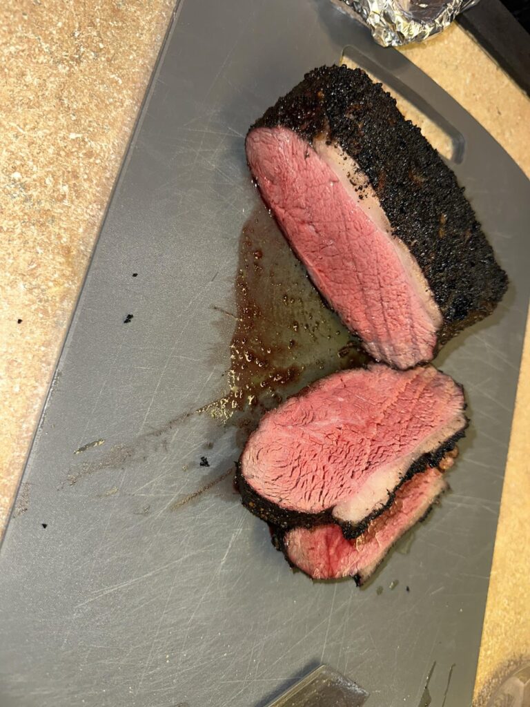Snake river farms picanha I got for Xmas. Good god is it tasty!