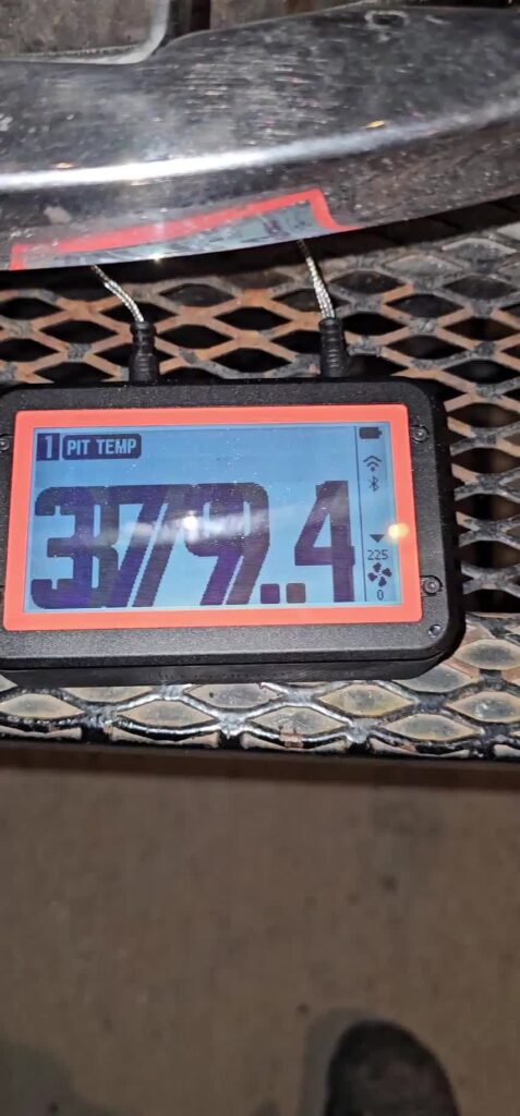 Help. Can get pit temp below 350