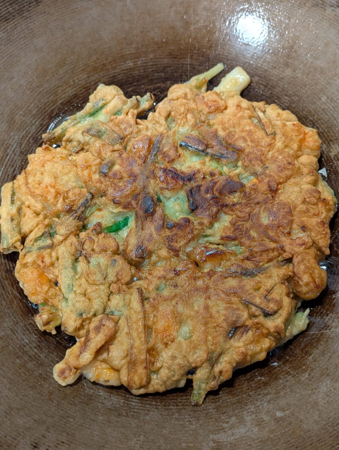 The Wok Weekly #104: Korean-Style Shrimp and Scallion Pancakes