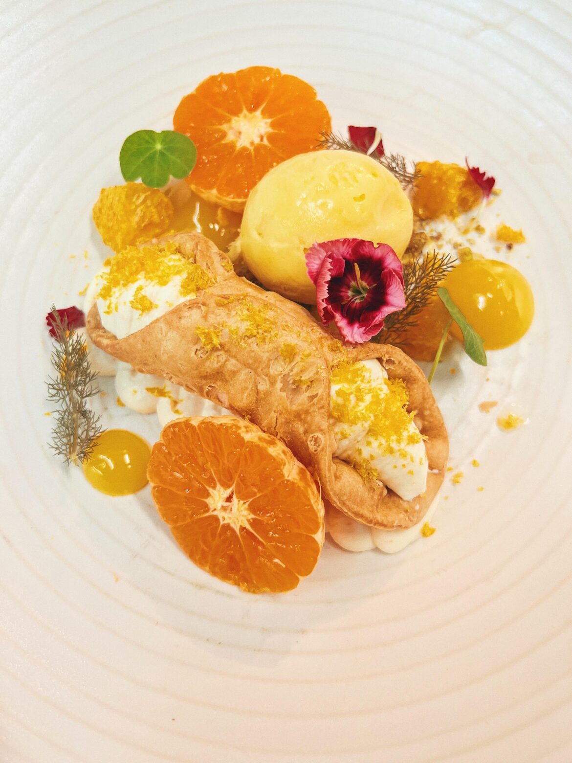 Orange & Lemon Cannoli