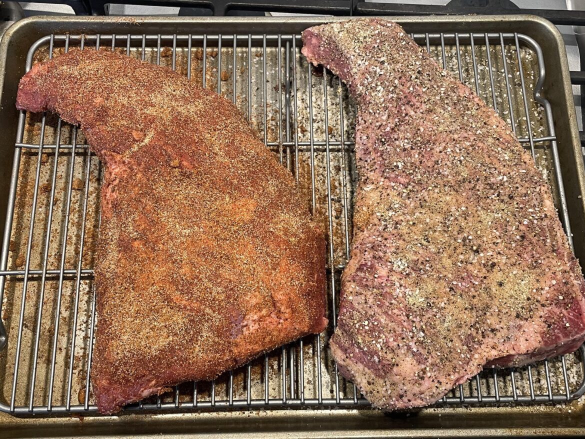 Attempt #1 at the whole chicken was a success, moving on to Attempt #2: 5lbs of TriTip.