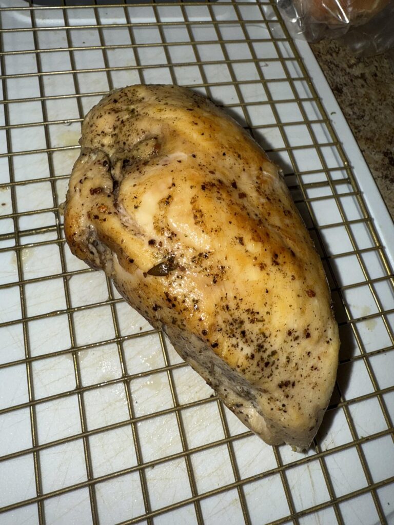 Boneless Skinless Chicken Breast: 145° for 2.5 hours