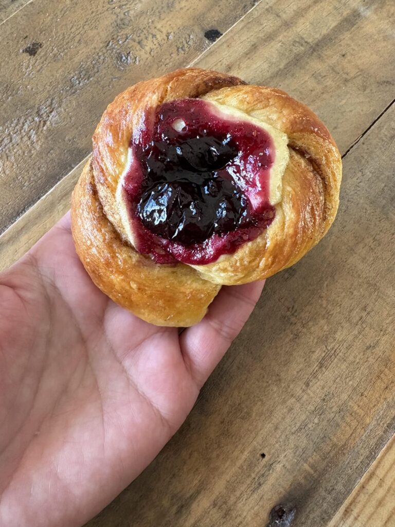 Cherry cream cheese danish Cherry cream cheese danish