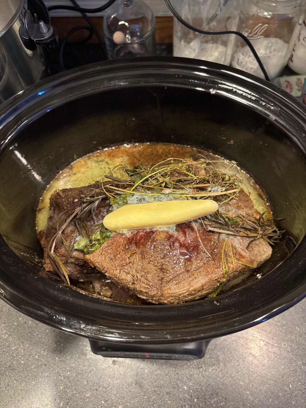 Anyone add butter to their pot roast?