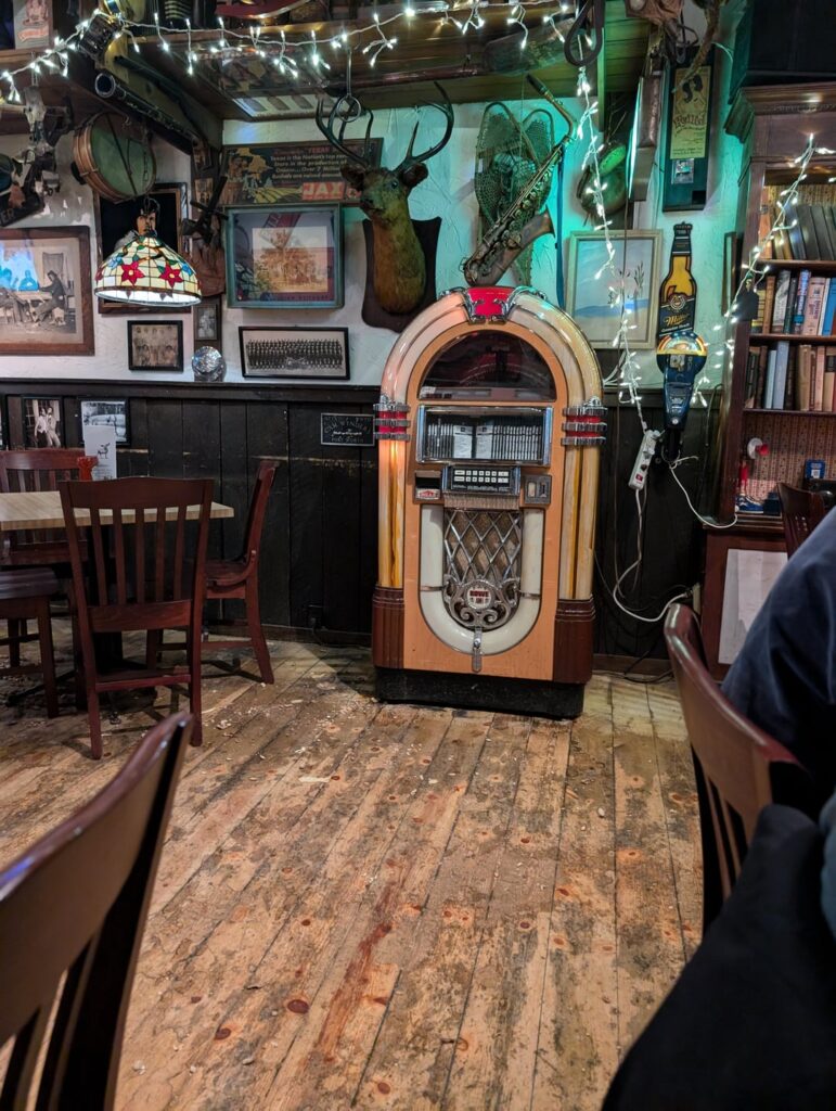 Food place with trinkets?