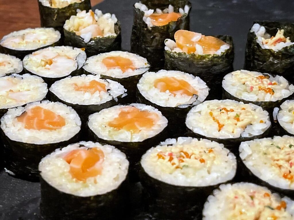 Simple makizushi for lunch