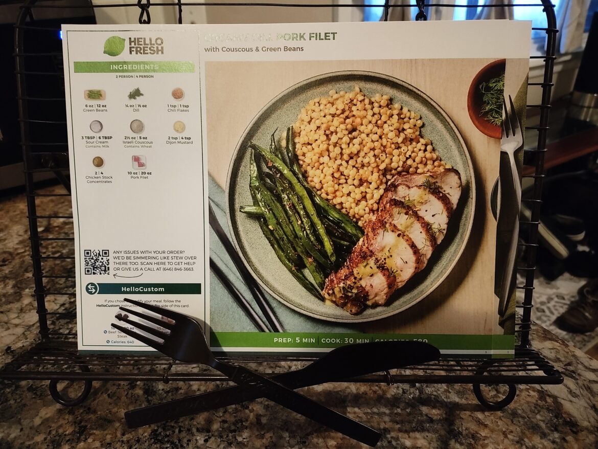 Creamy Dill Pork Fillet