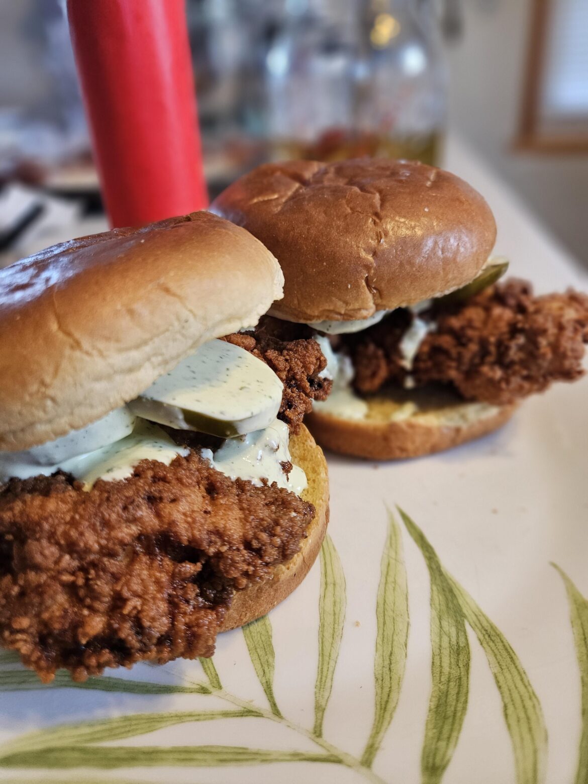 Homemade Fried Chix Sambos