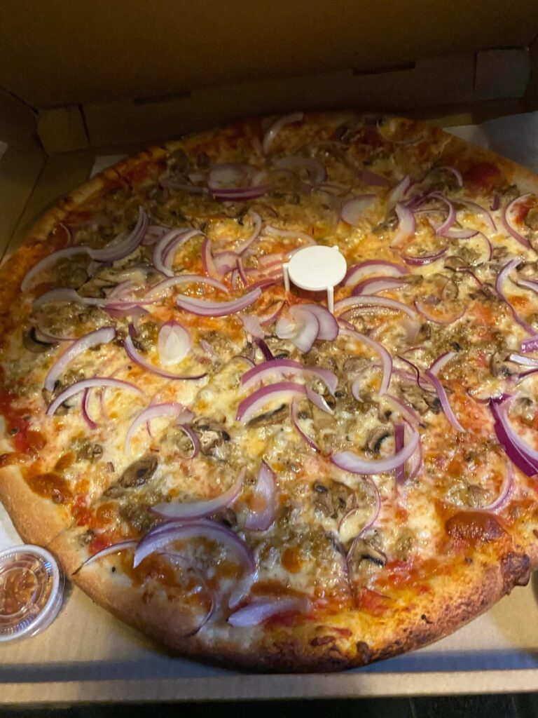 This pizza order I'm delivering