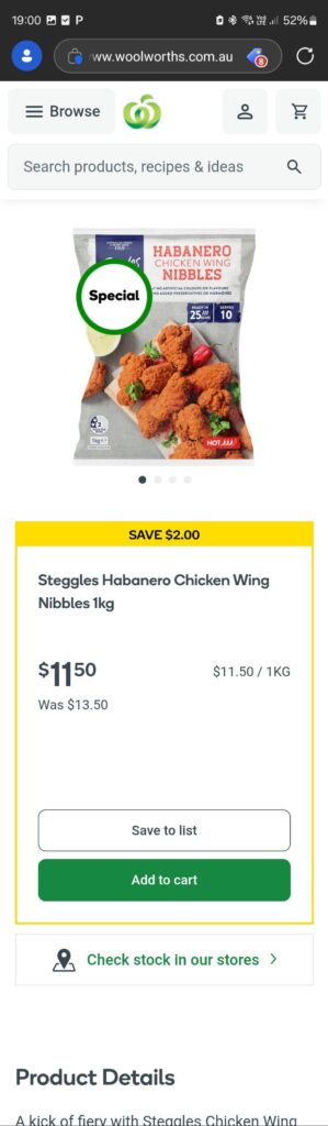 Australia: surprisingly spicy chicken. Do recommend!!