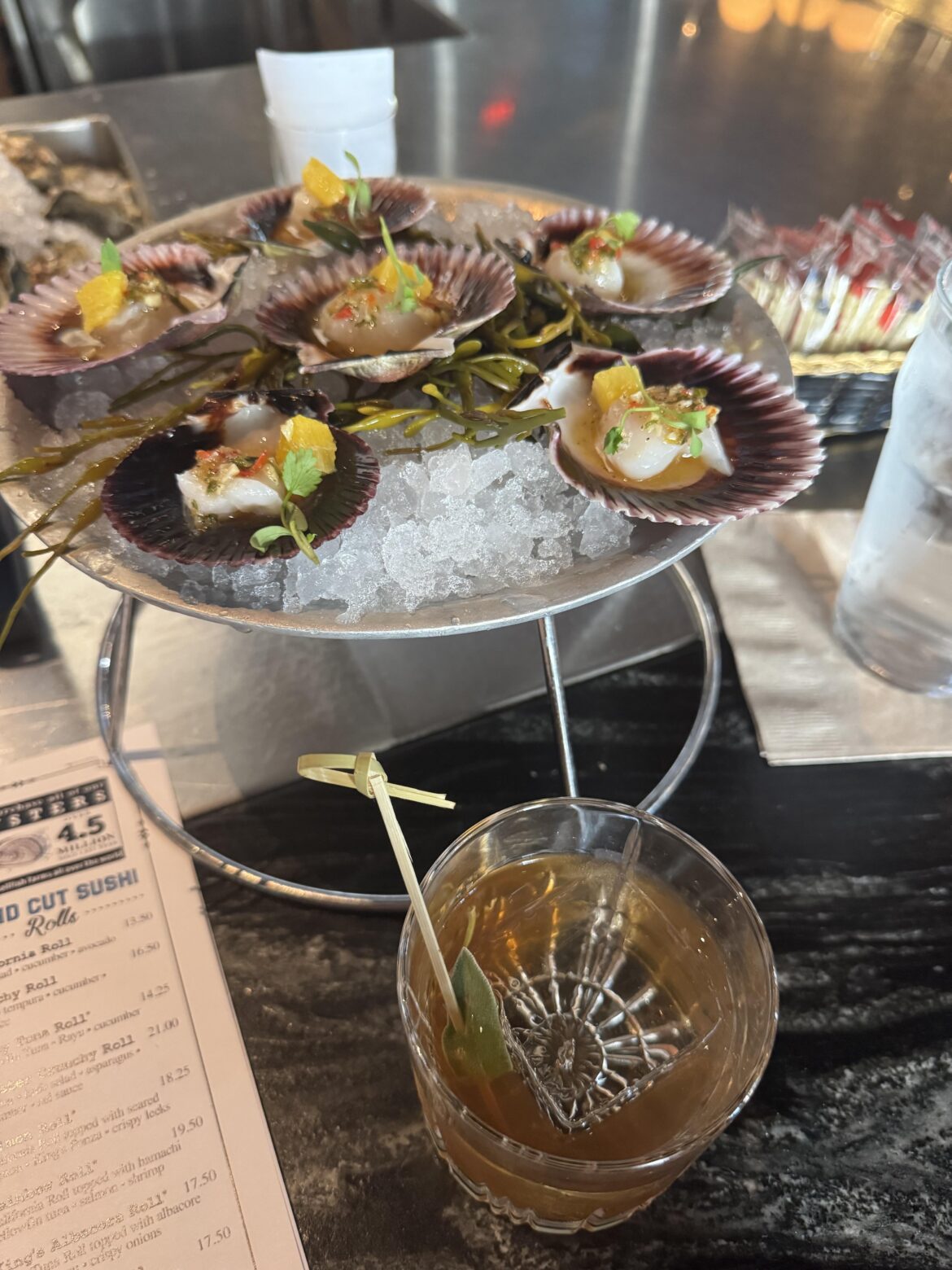 Kings fish house citrus pesto