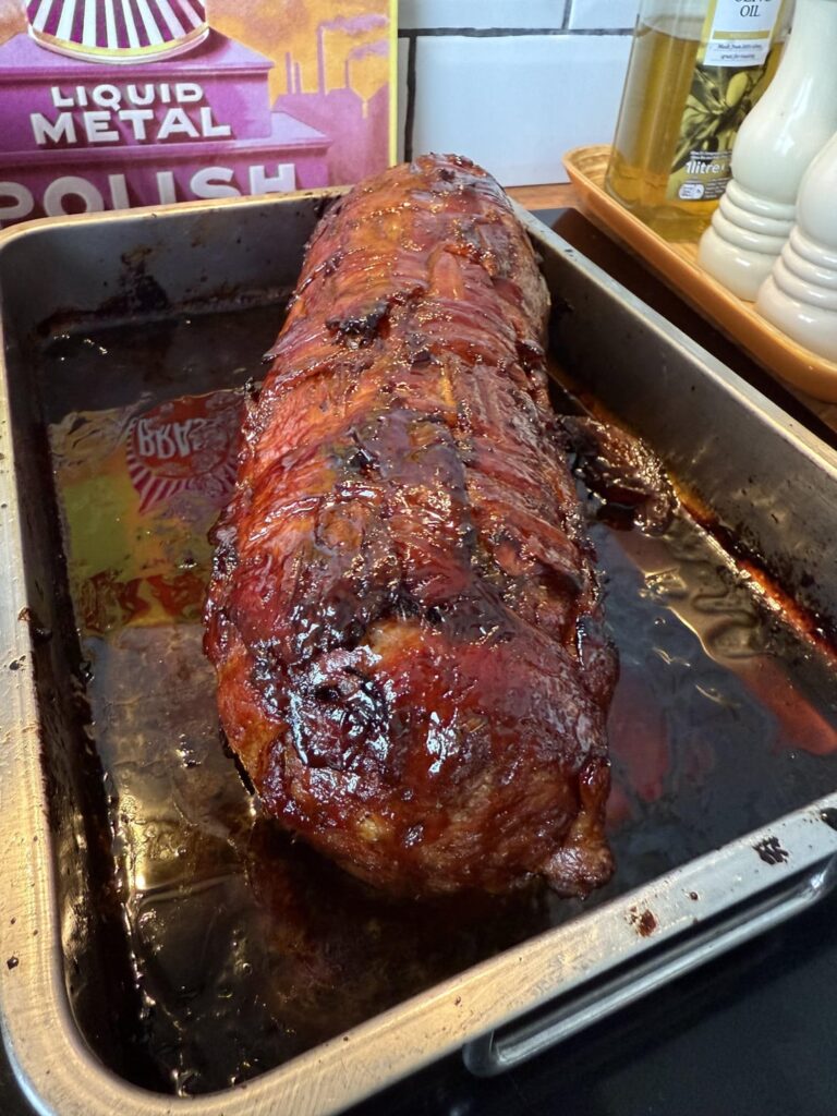 I made a huge pig in blanket for Christmas