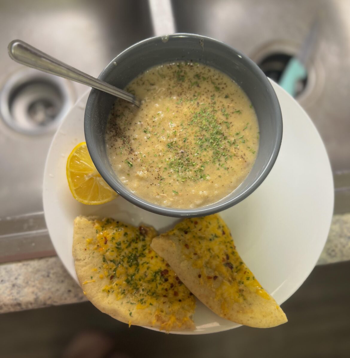 Chicken lemon rice soup for dinner last night 🤤