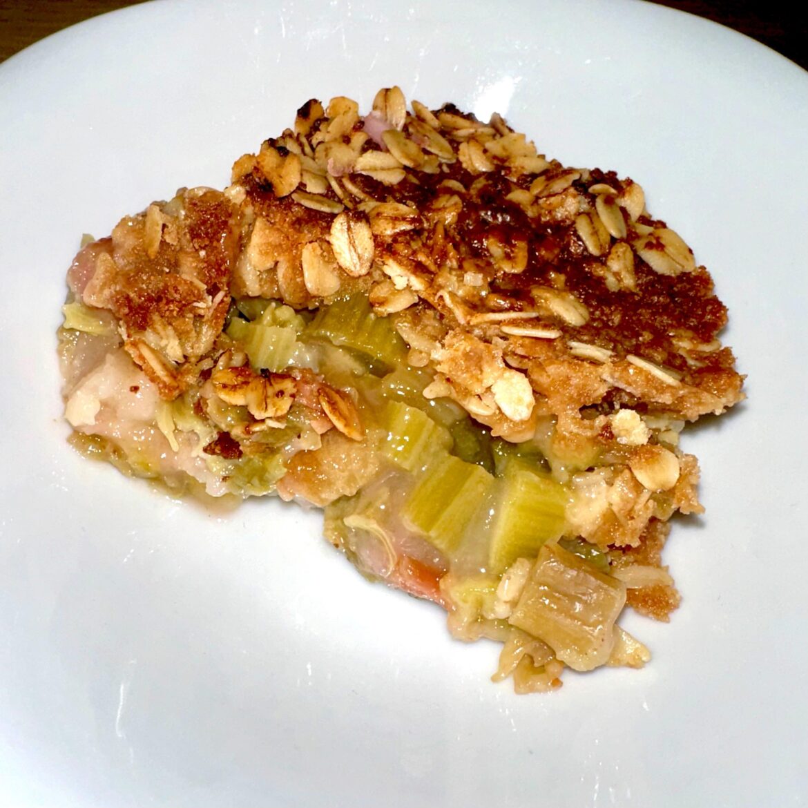 Rhubarb Crunch