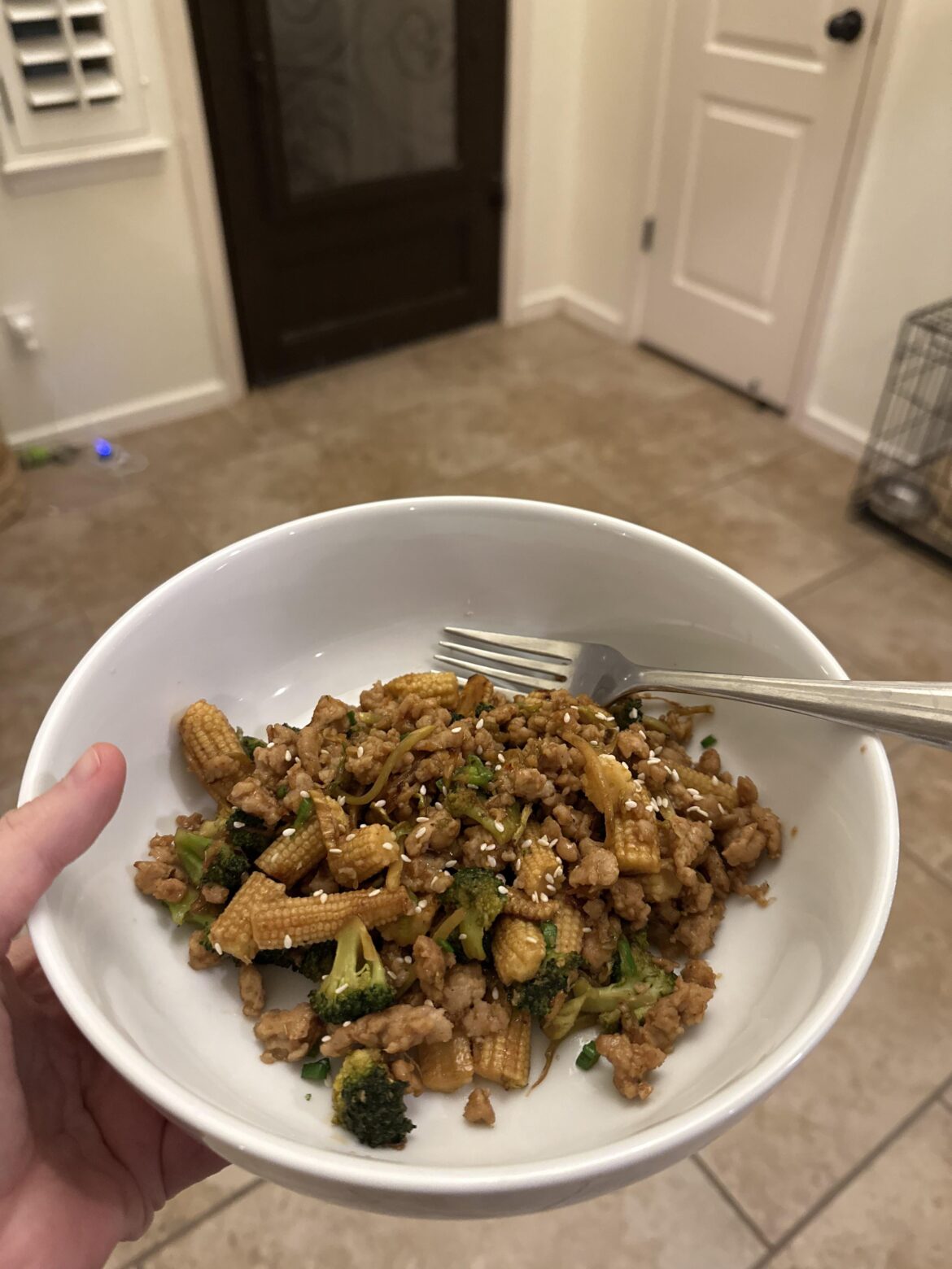Chicken stir fry - 275 cals