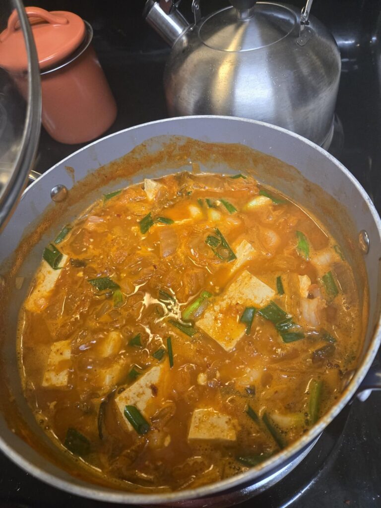 Homemade Kimchi Jjigae