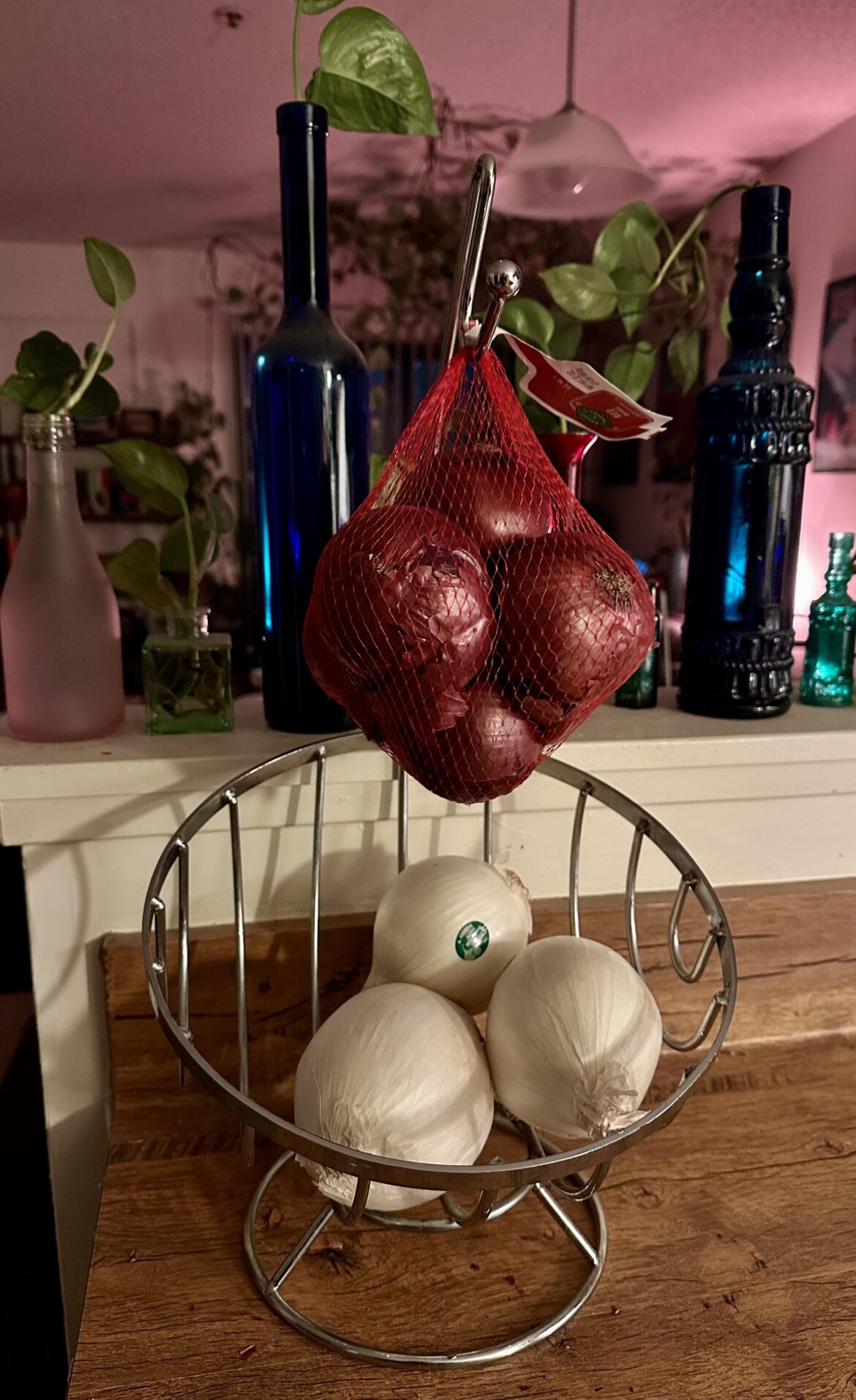 This is literally the only way my fruit basket ever looks.