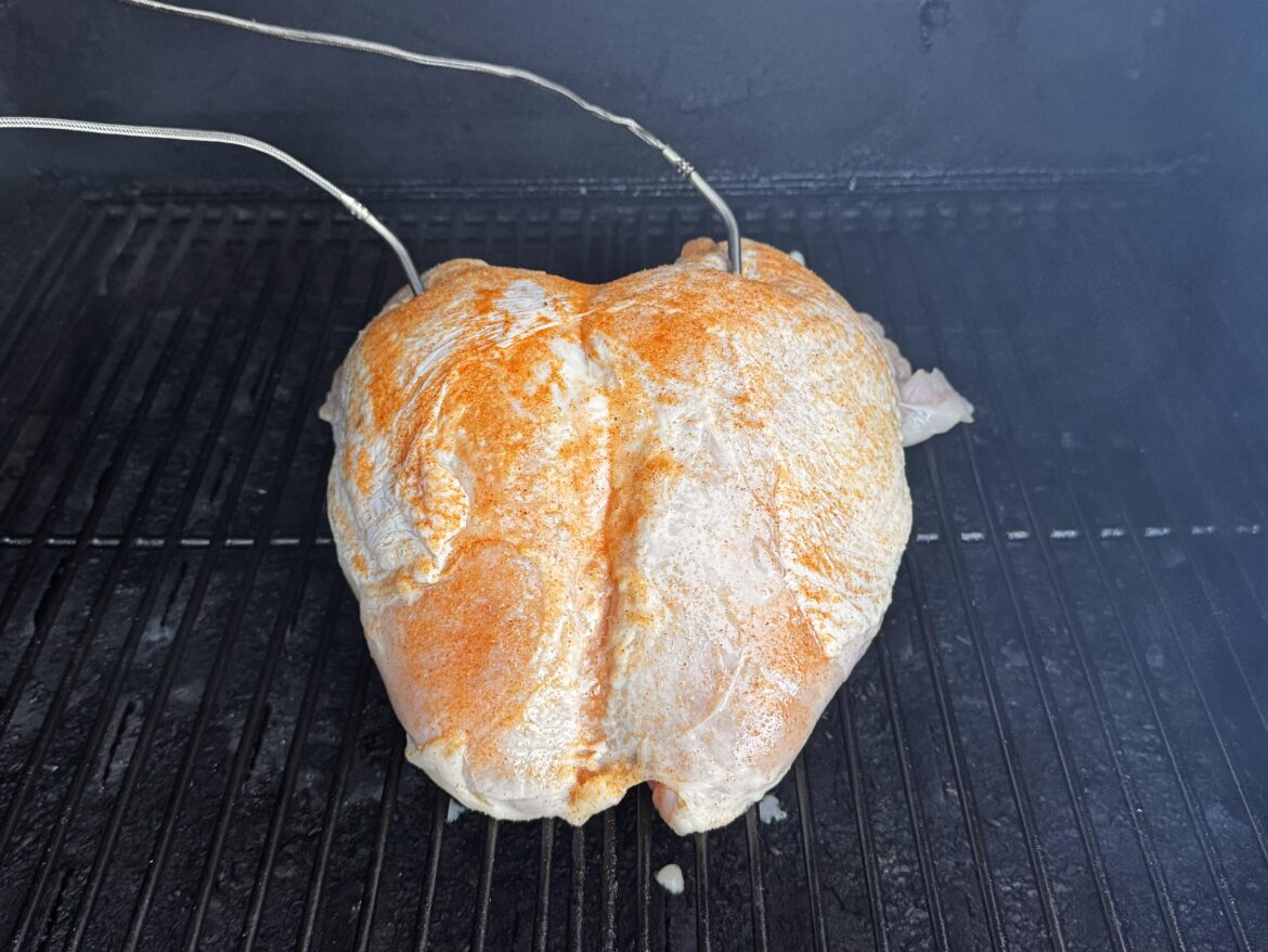 Turkey Breast on camp Chef
