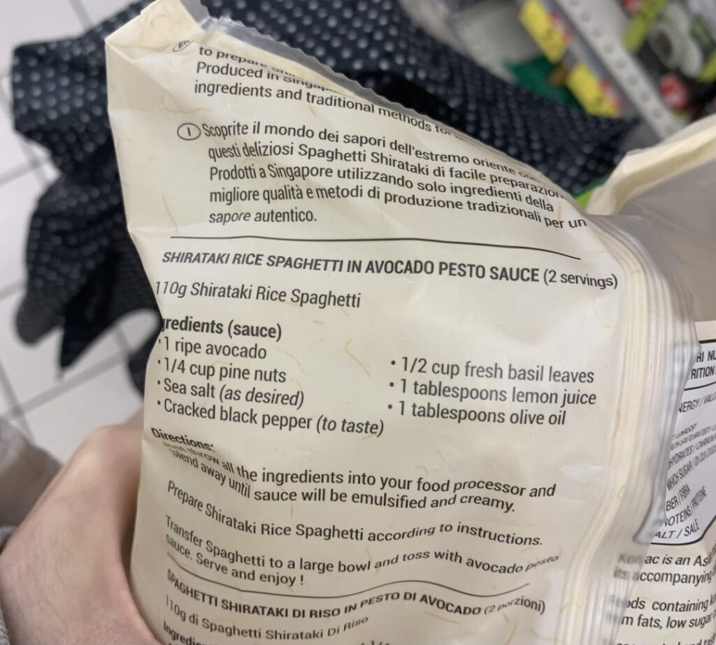 how those shirataki & rice noodles are 373cals *cooked*?? I don’t understand how many cals they could have as dry