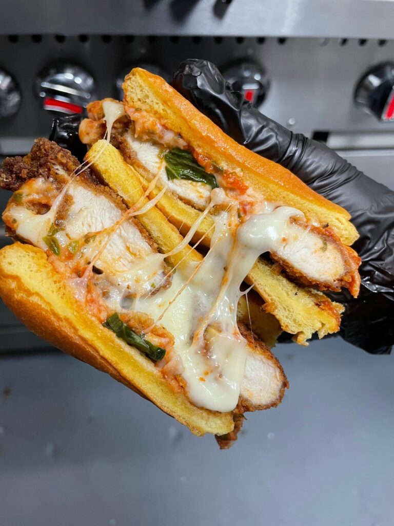 Chicken Parm Sando. Would you try it?