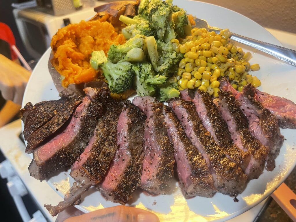 first steak in my new place