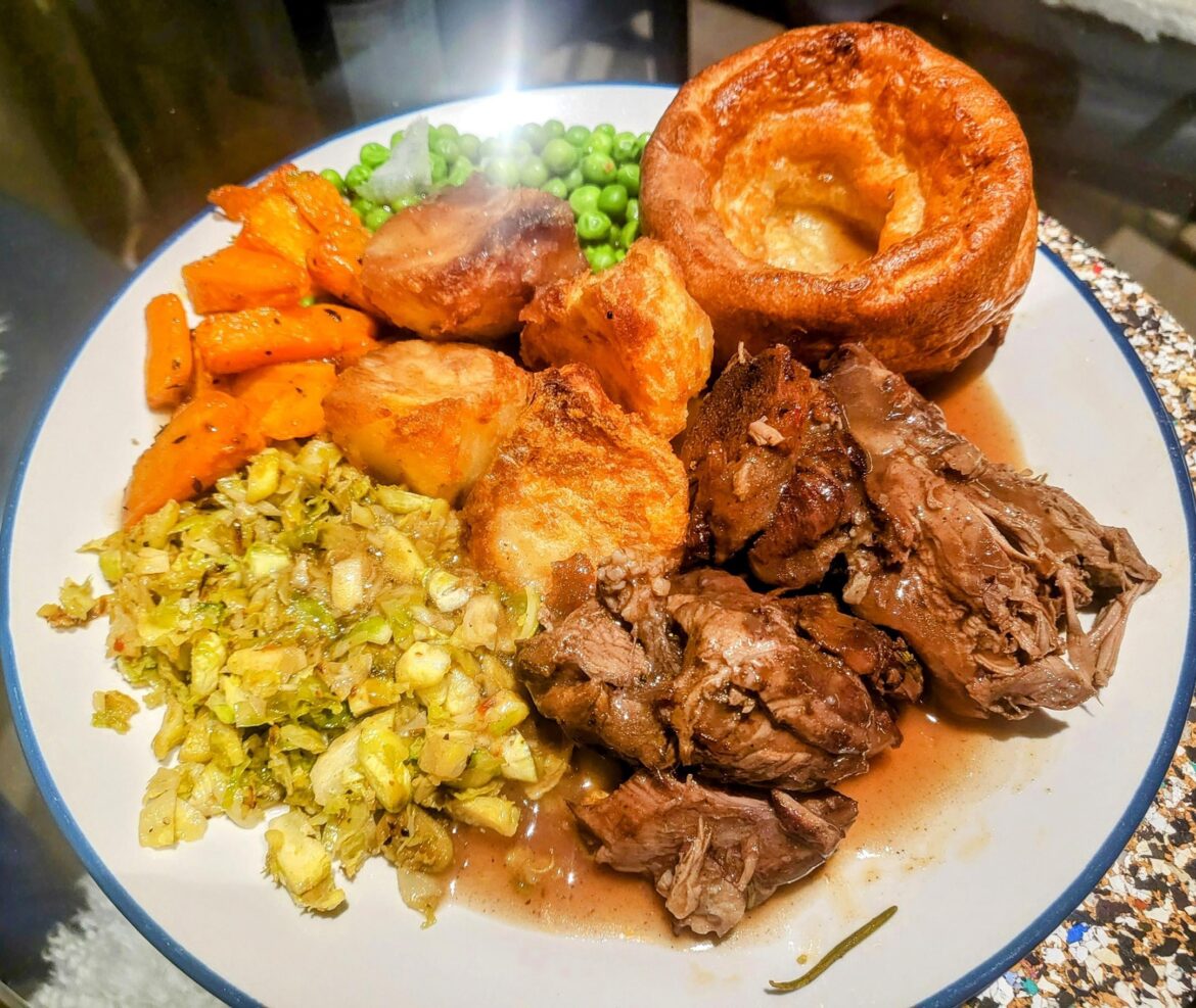 Slow roasted lamb (New years day roast)