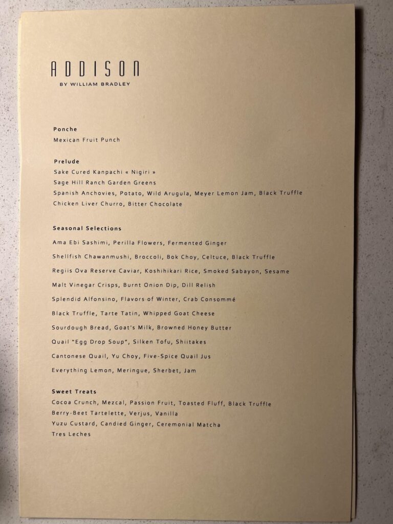 Addison by William Bradley (3*) Addison by William Bradley (3*)