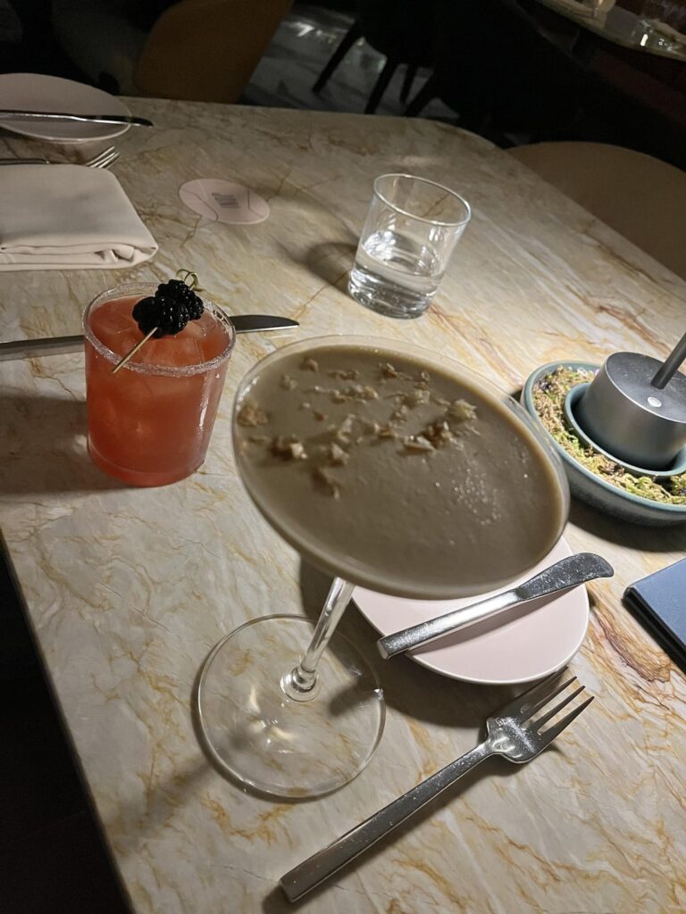 Tasting Menu at Joni Restaurant- located in the Park Hyatt