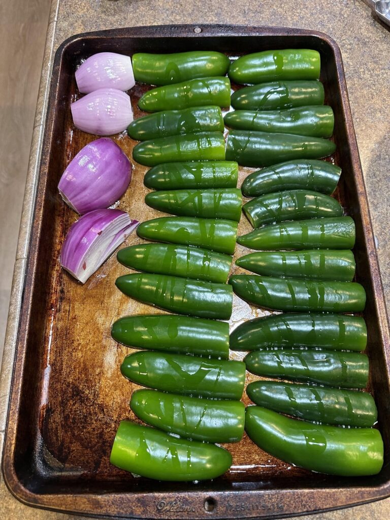 Made a roasted jalepeño salsa tonight. Jarred up some for some friends.