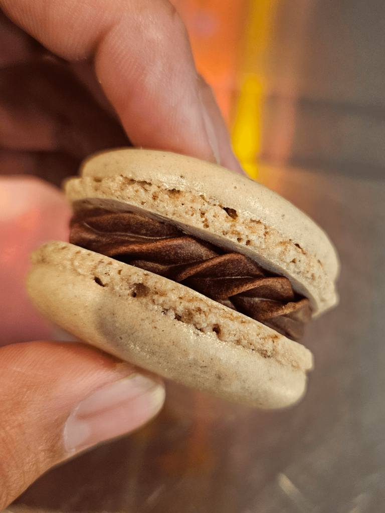 Chocolate macaron!