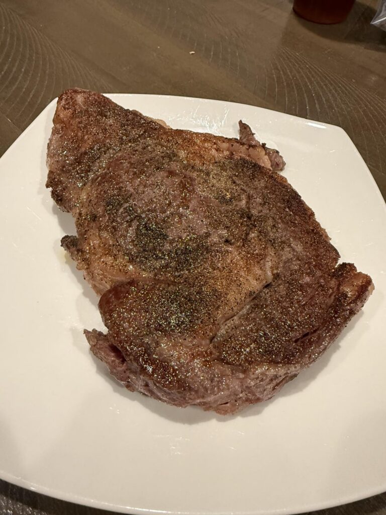 First time SV - Ribeye 2 and a half hours @ 131 F