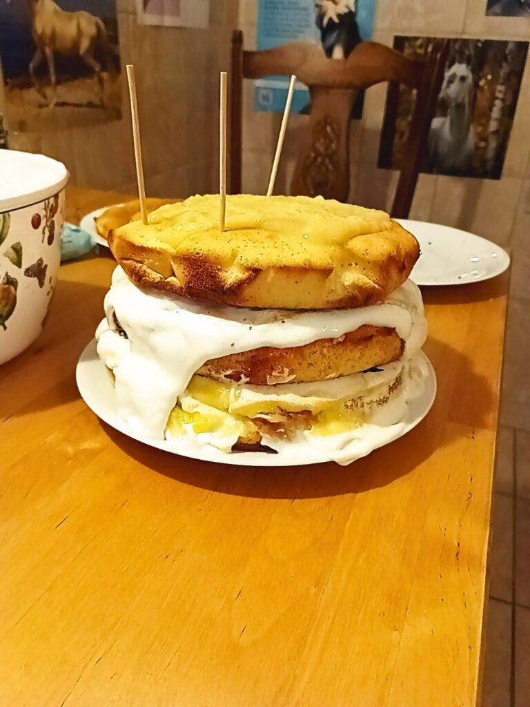 I tried making lemon cake 😞