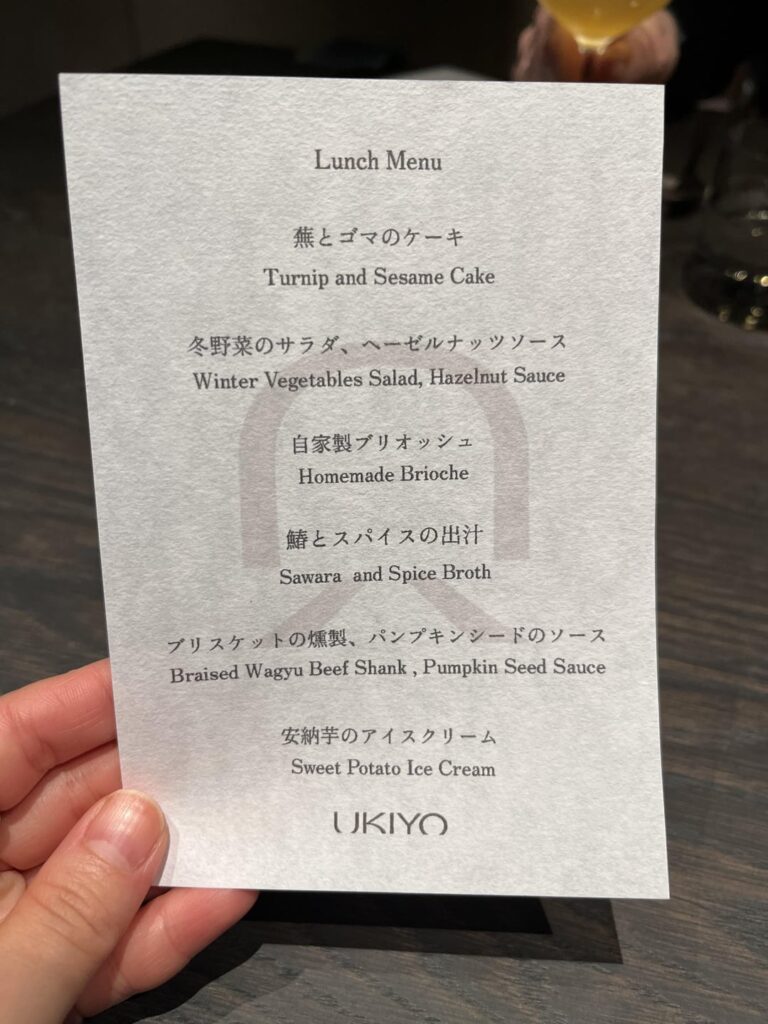 Ukiyo – Tokyo (Yoyogi Uehara) Lunch Ukiyo - Tokyo (Yoyogi Uehara) Lunch