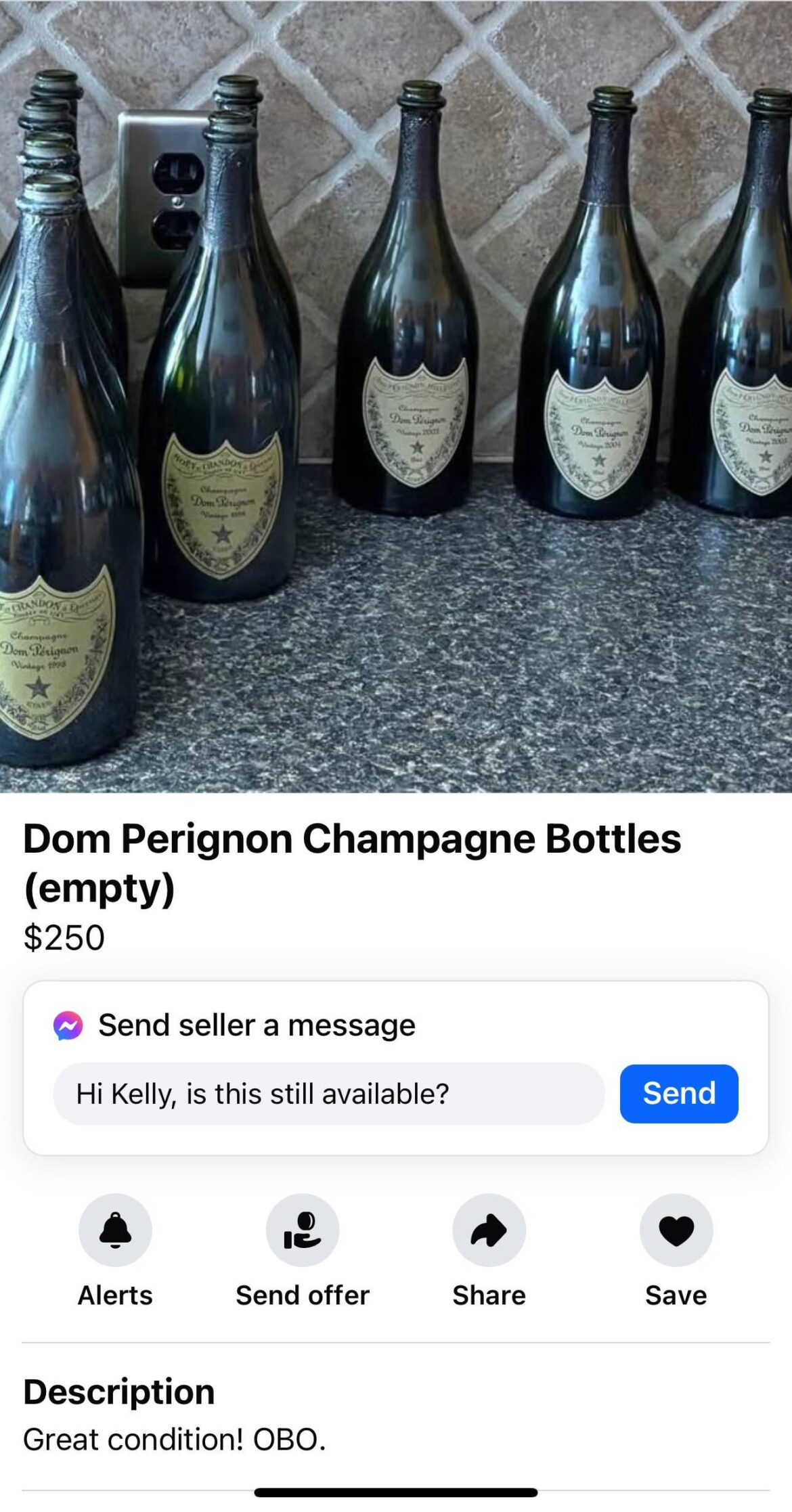 Is this for fakes? Who is buying empty bottles?