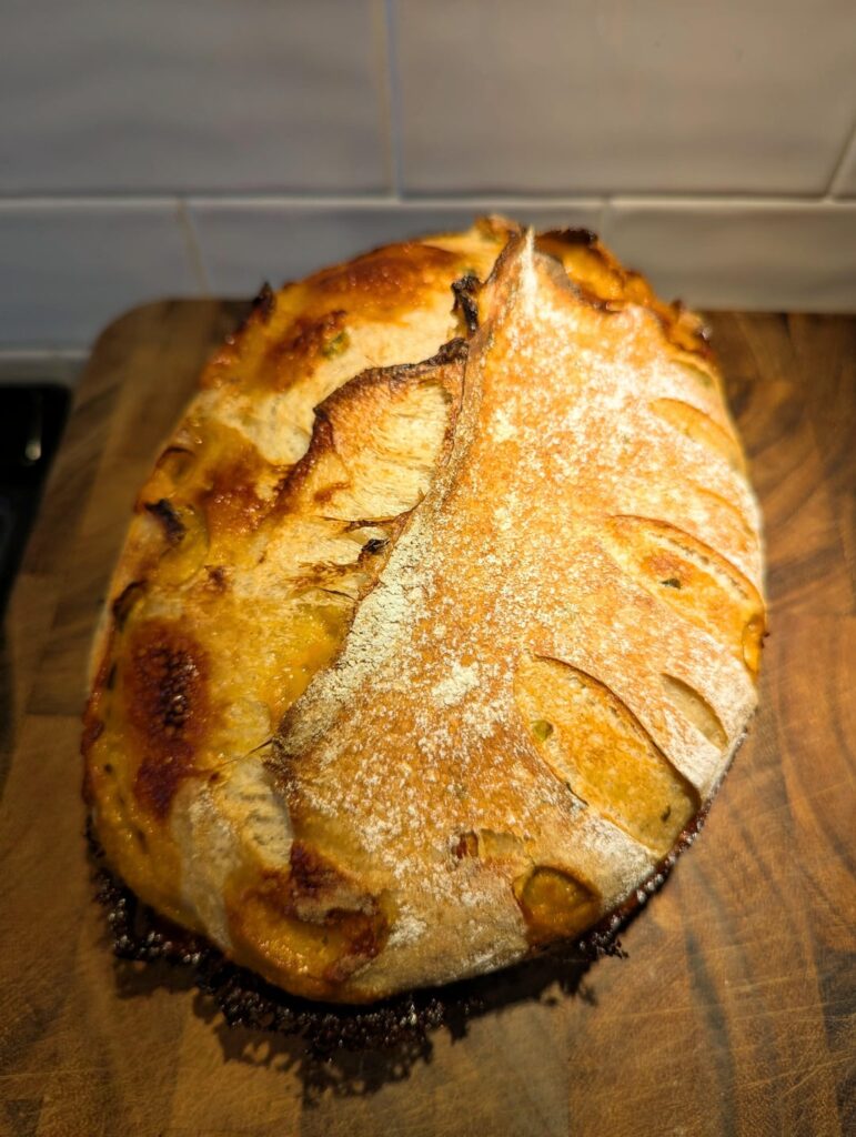 My best ever jalapeno cheddar loaf.