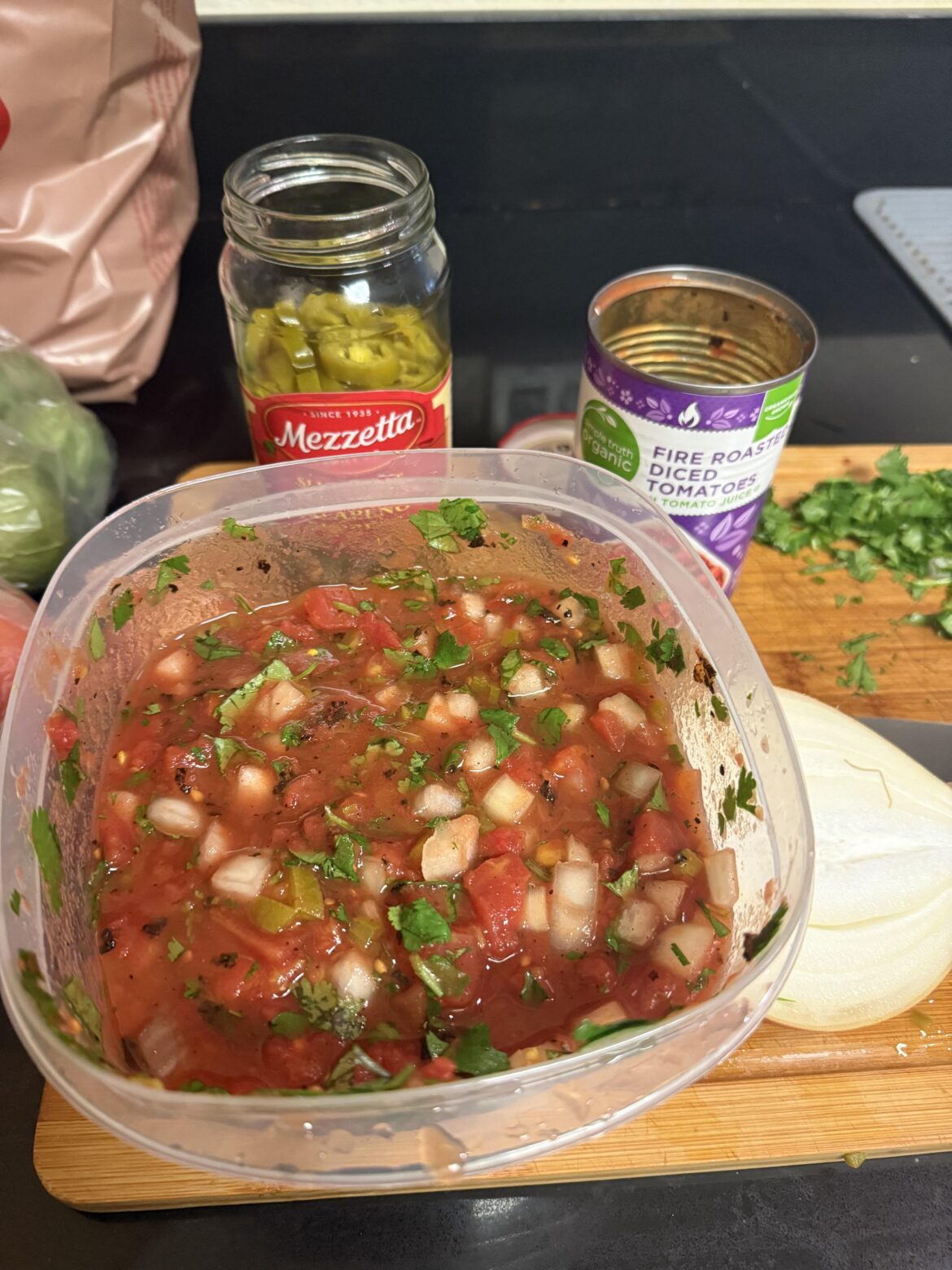 Homemade restaurant style salsa