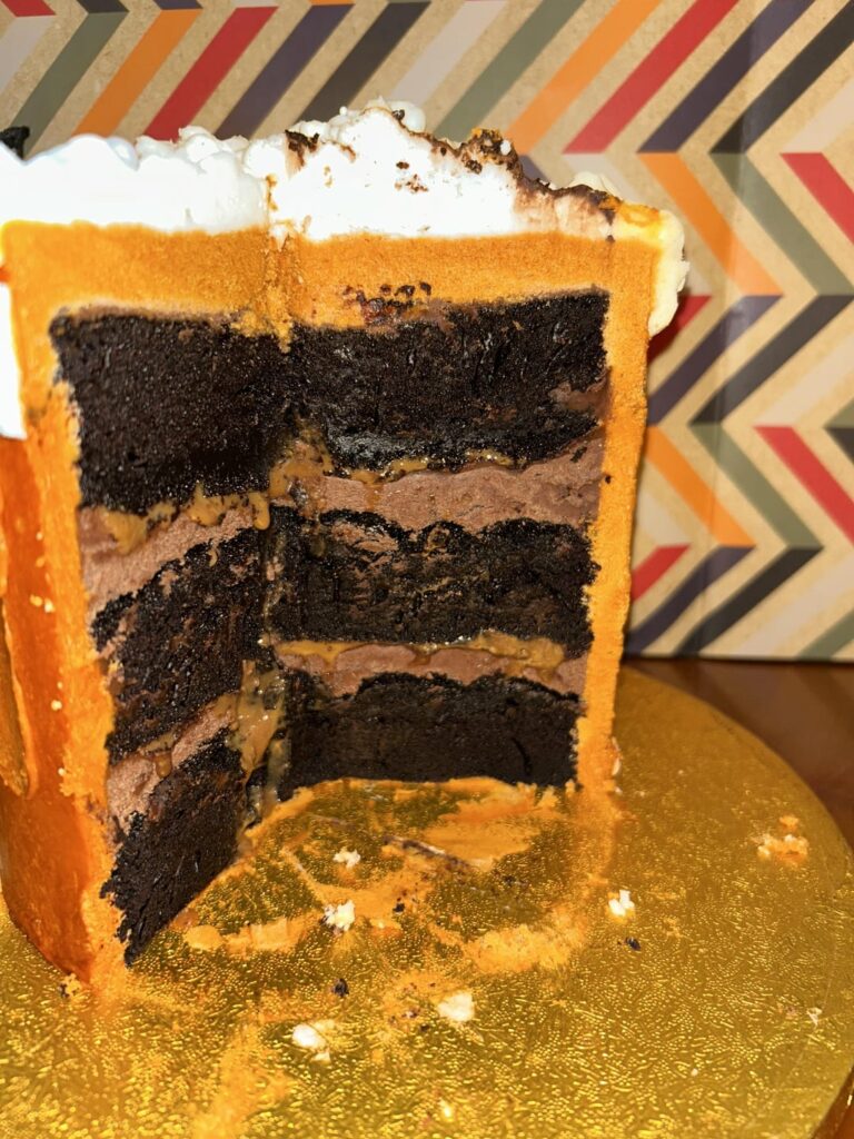 Inside of the beer cake I recently made my dad! :)