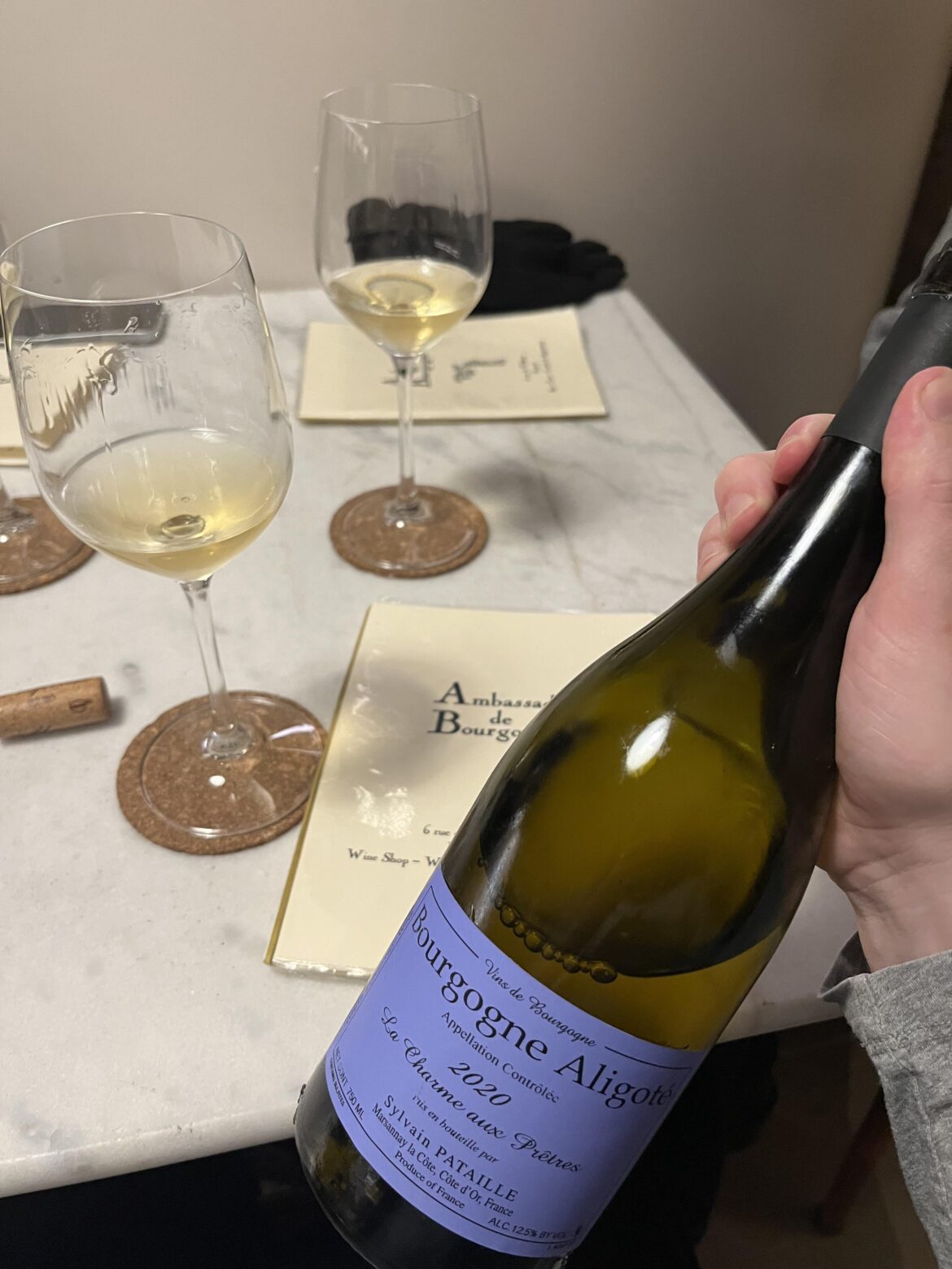 Delicious, but not quite there yet: Sylvain Pataille Aligoté La Charme aux Prêtres 2020