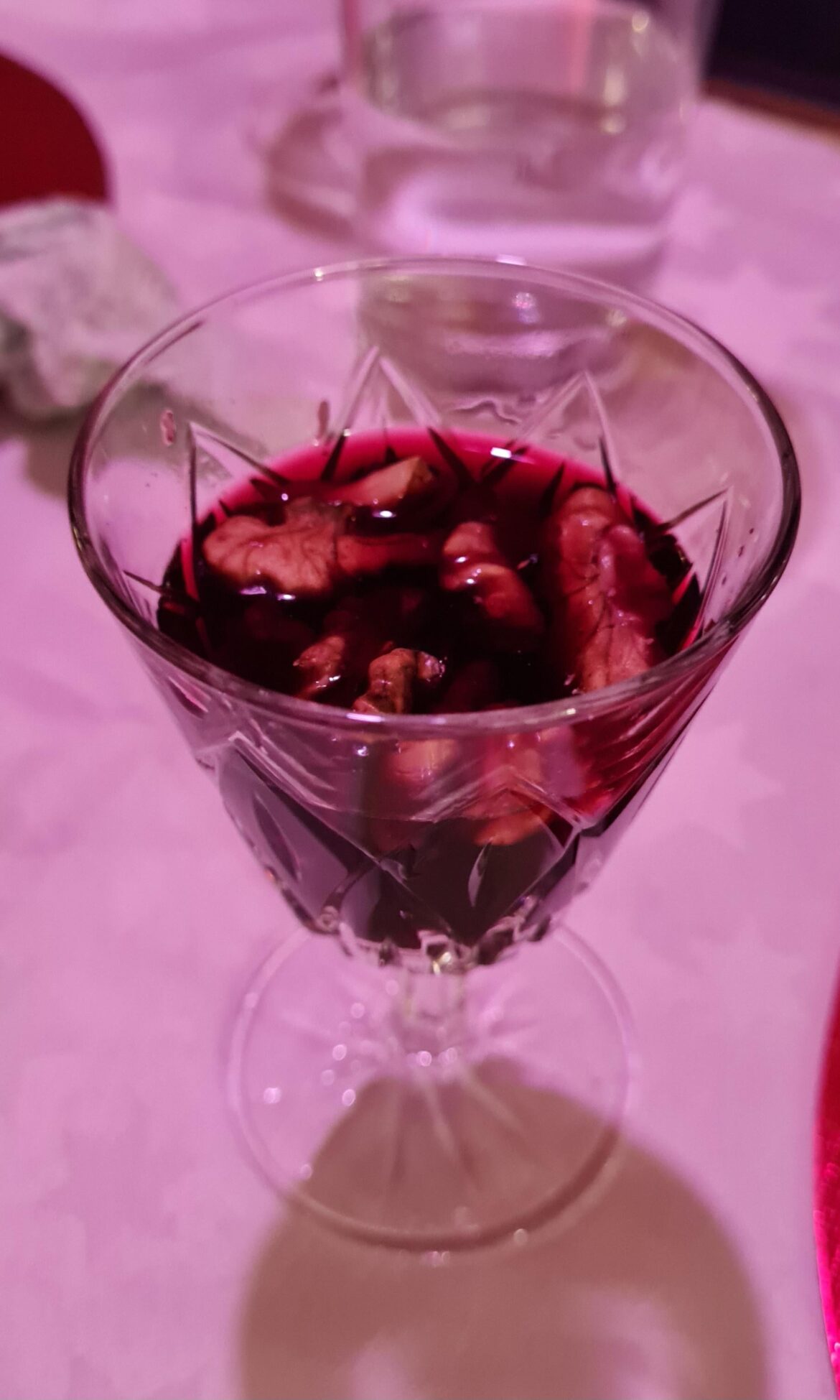 Port and walnuts to de-stress.