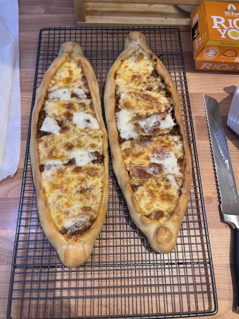 Pide (aka “Turkish pizza”)